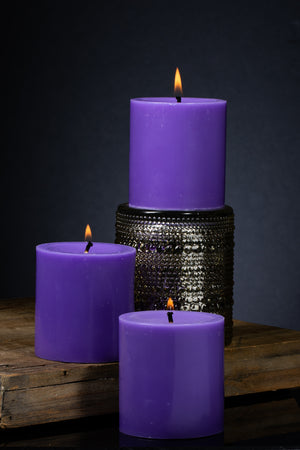 Richland Pillar Candle 3"x3" Lavender