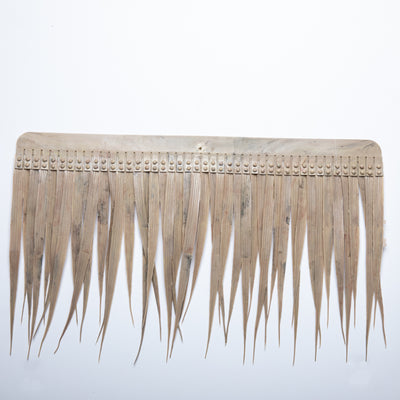 UV-Proof Outdoor Artificial Thatch Shingle -19"x11" - Tiki Bar Decoration - thumbnail number 1