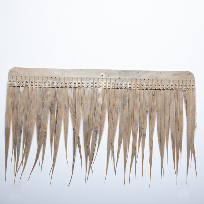 UV-Proof Outdoor Artificial Thatch Shingle -19"x11" - Tiki Bar Decoration - thumbnail number 1