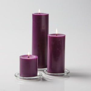 pillar candles square holders set 03