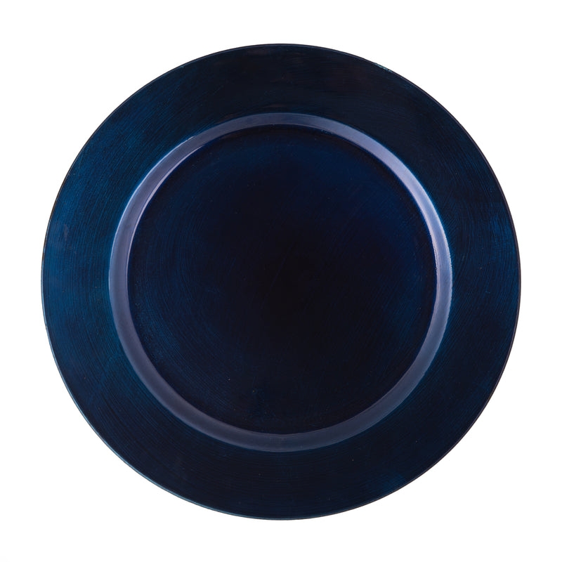 Richland Plain Charger Plate 13" Royal Blue - thumbnail number 1