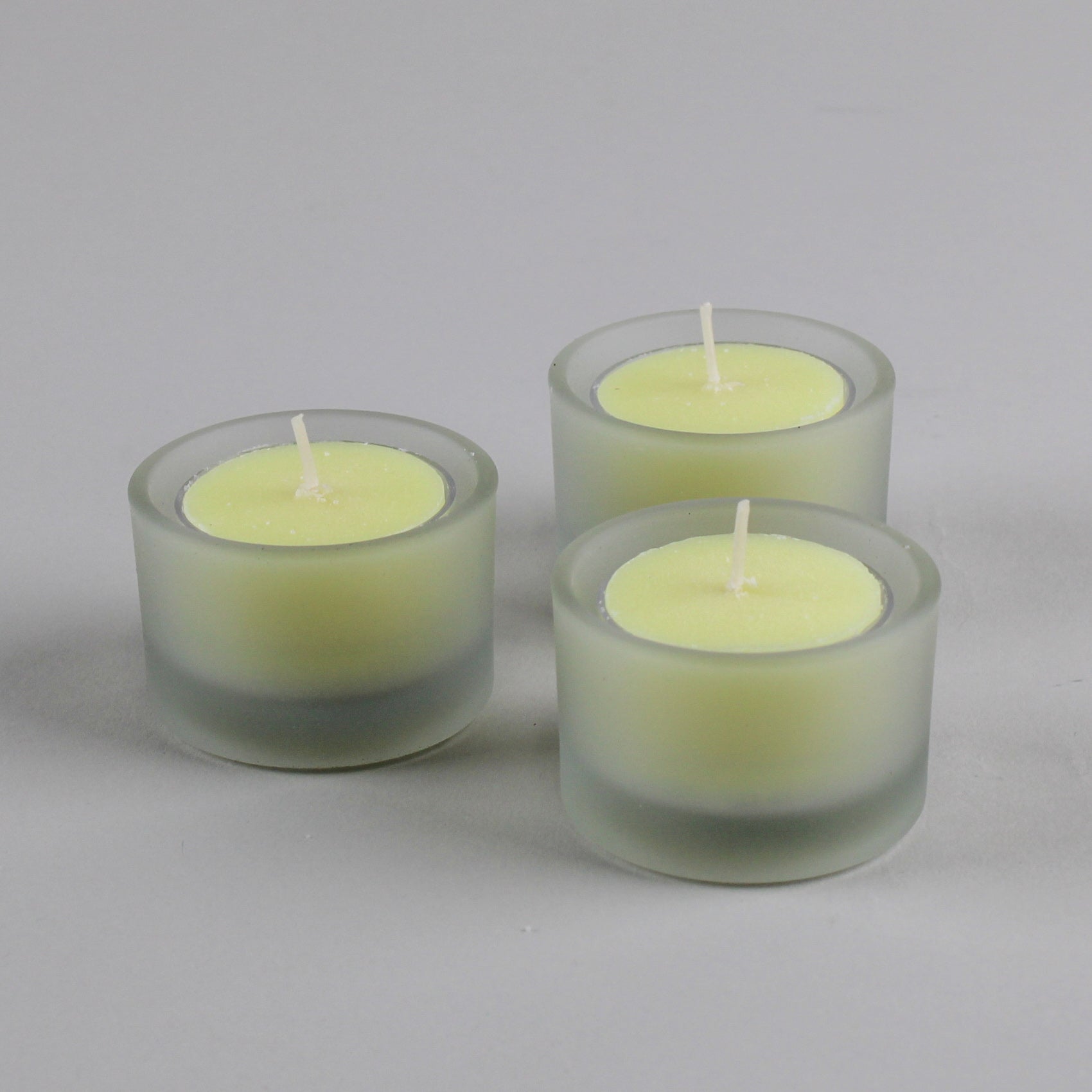 Richland Clear Cup Extended Burn Tealight Candles Light Yellow Unscented Set of 100