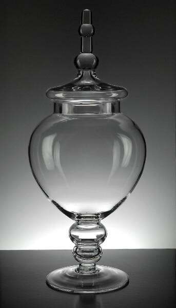 Glass Apothecary Jar 15.5in