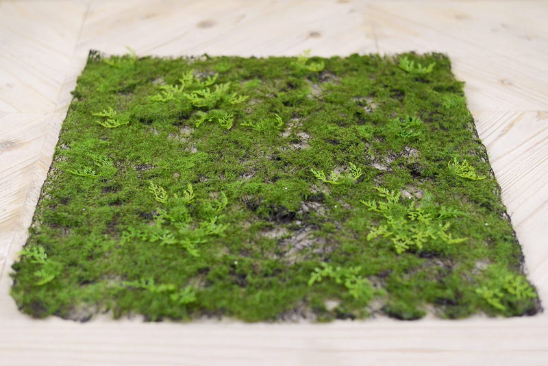 Artificial Moss & Fern Place Mat 20in - thumbnail number 1