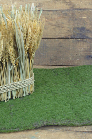 artificial moss sheet table runner 12 width x 39