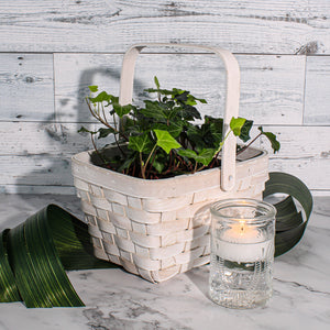 Richland Candle Holder and Vase Textured Glass Tall