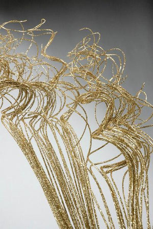 Natural Curly Ting GOLD SPARKLE (32 stems) 27"