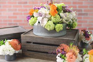 Corrugated Zinc Norah Bowl Large 10"