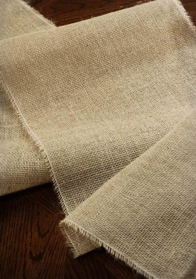 Burlap Table Runner 12.5" Wide 120" long - thumbnail number 2