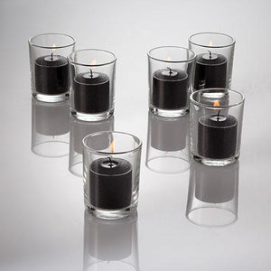 richland votive candles unscented black 10 hour set of 288