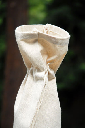 Canvas Wine Bottle Gift Bags (Set of 5)