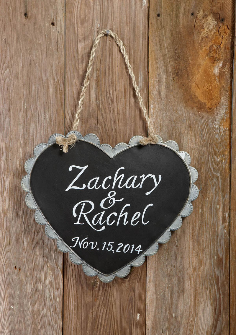 chalkboard heart 16x14in - thumbnail number 2