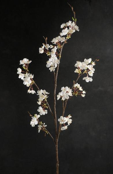 Cherry Blossom Branch White Flowers 42"