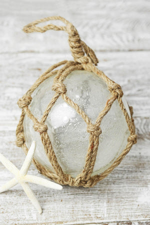 Clear Glass 6 Inch Japanese Nautical Float