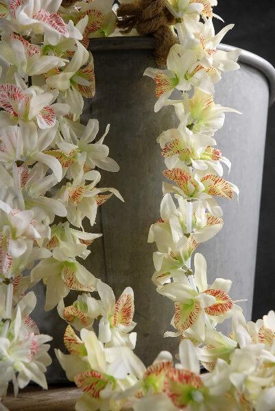 Orchid Flower Leis Dendrobium Set of 12