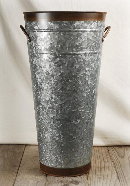 two tone 18 flower market buckets with handles - thumbnail number 1