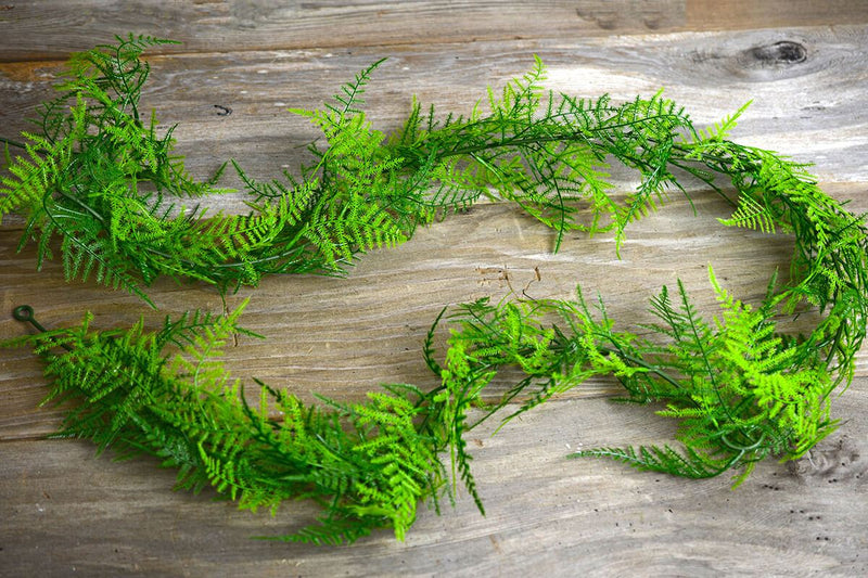 6 Ft Artifical Asparagus Fern Garland - thumbnail number 2