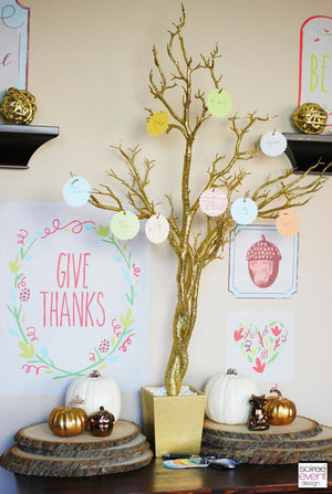 Potted Gold Manzanita Artificial Tree 4 Feet Tall