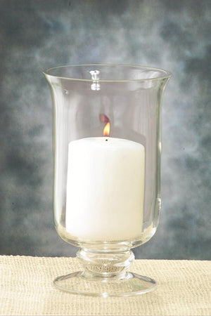 8in Hurricane Vase & Candle Holder