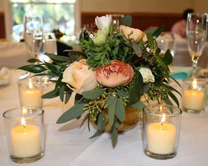 Richland Votive Candles Unscented Ivory 10 Hour Set of 72