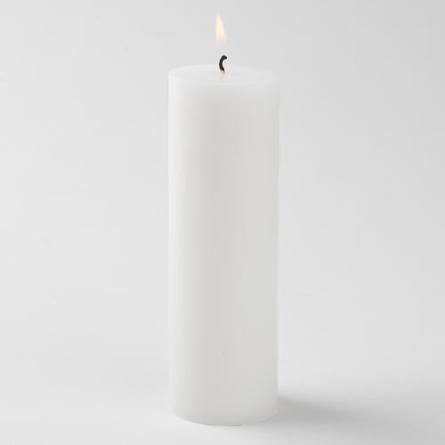 Richland Pillar Candle 2"x6" White Set of 20
