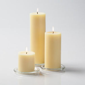 richland pillar candles 3 x3 3 x6 3 x9 ivory set of 3