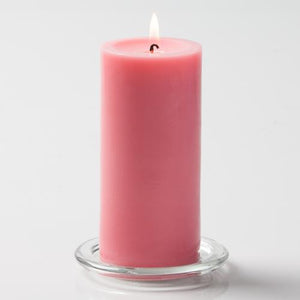 Richland Pillar Candle 3"x6" Pink