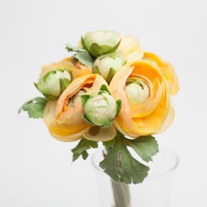 Richland Orange Ranunculus 15" Set of 6