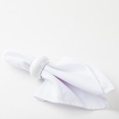 white napkin ring 9509 12 - thumbnail number 3