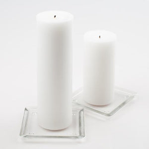 square glass pillar holder 1131 36