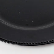 richland beaded charger plate 13 black set of 12 - thumbnail number 3
