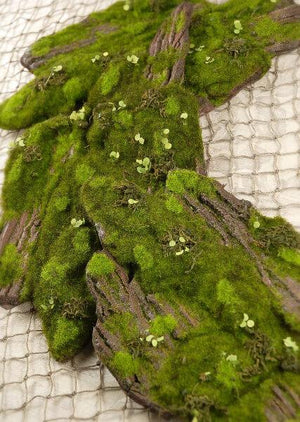 foam moss tree bark 14 x 6 5in