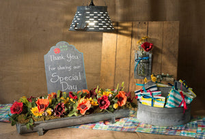 Zinc 11 Inch Olive Tub Lampshade