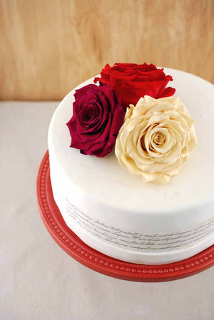 Preserved Roses 4" Red