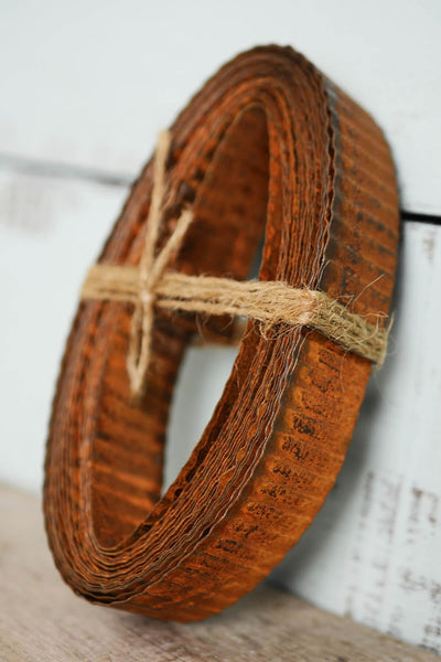 rusty corrugated tin ribbon 1in 15ft - thumbnail number 1