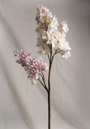 Silk Pink Lilac Flowers 25in