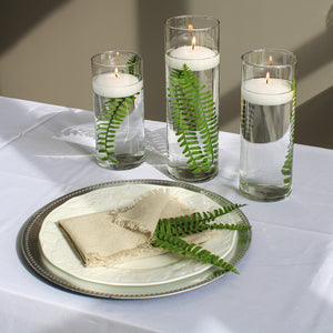 Richland Beaded Charger Plate 13" Silver Set of 12