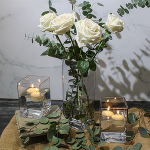 Eastland Square Vases 6", 8" & 12" Set of 18