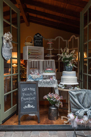 standing metal chalkboard 14x9