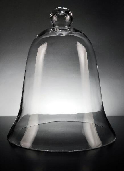 Thick Glass Bell Jar 11-1/2" - thumbnail number 1
