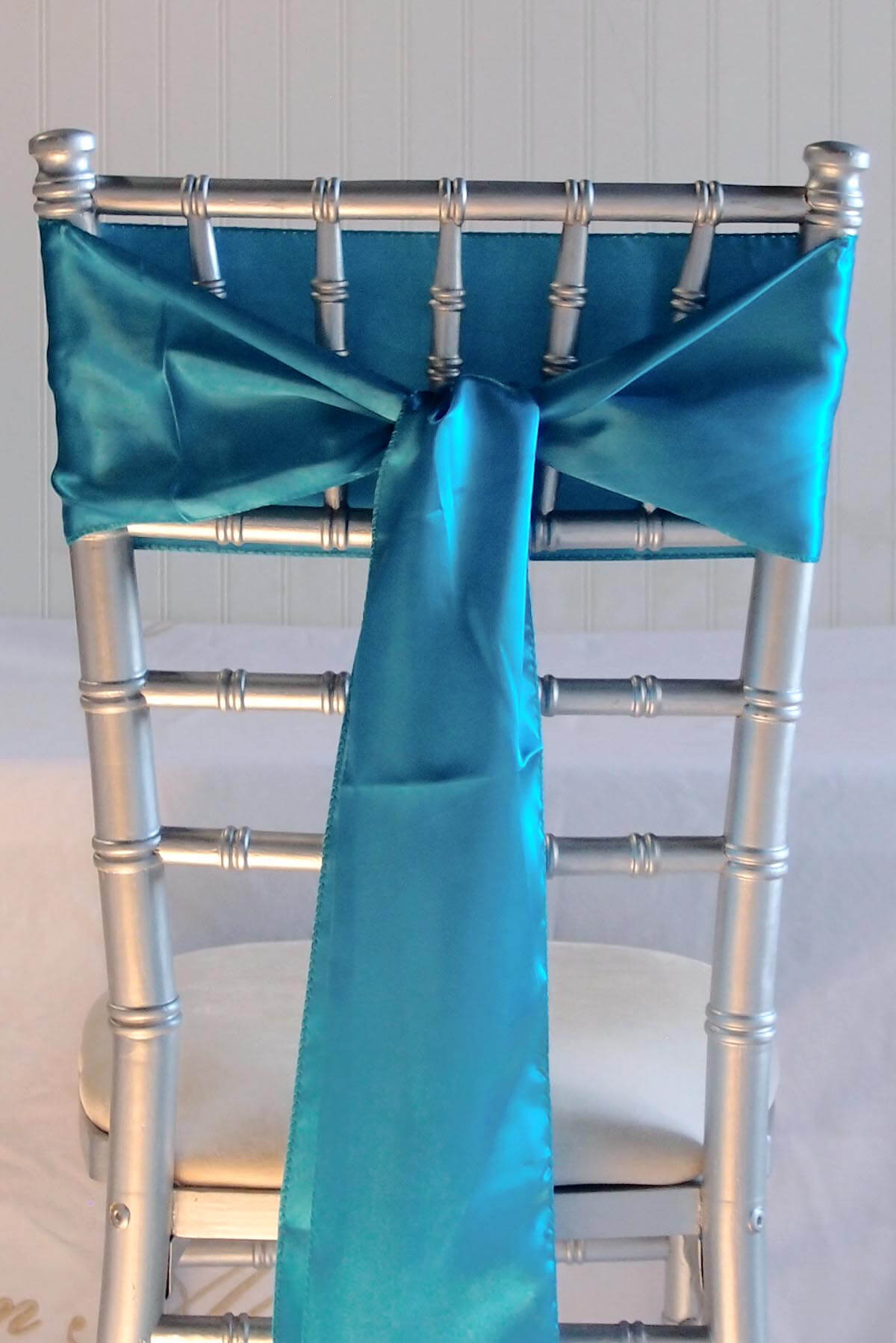 Sash Chair 6x106in 10pc Turquois