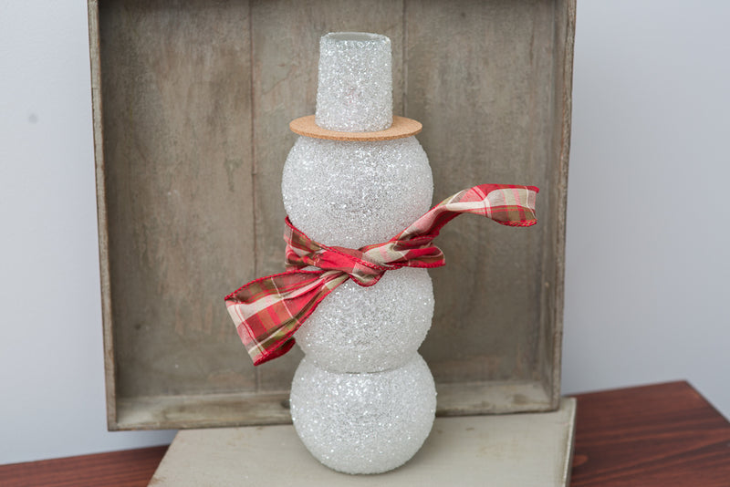 sparkling snowman