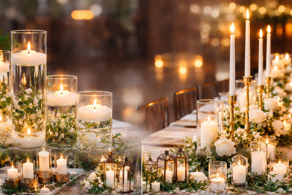 Candle Centerpiece Ideas for Weddings, Parties, and Corporate Events