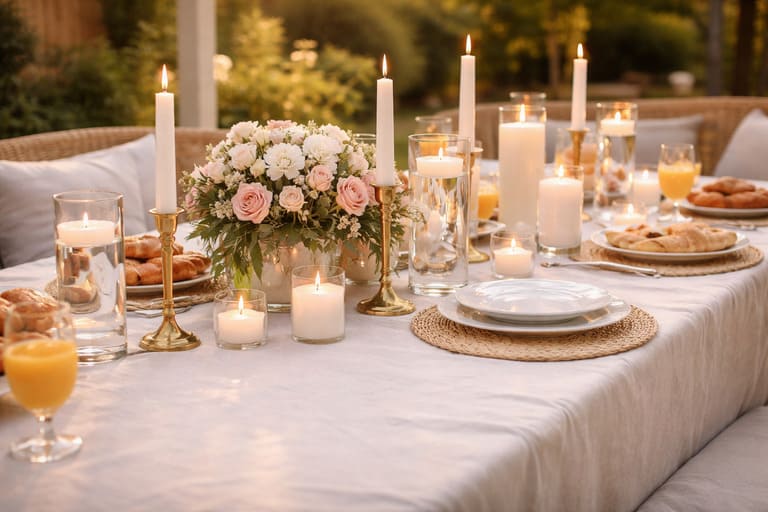 How to Style a Mother’s Day Brunch with Candles That Feels Warm, Elegant, and Effortless