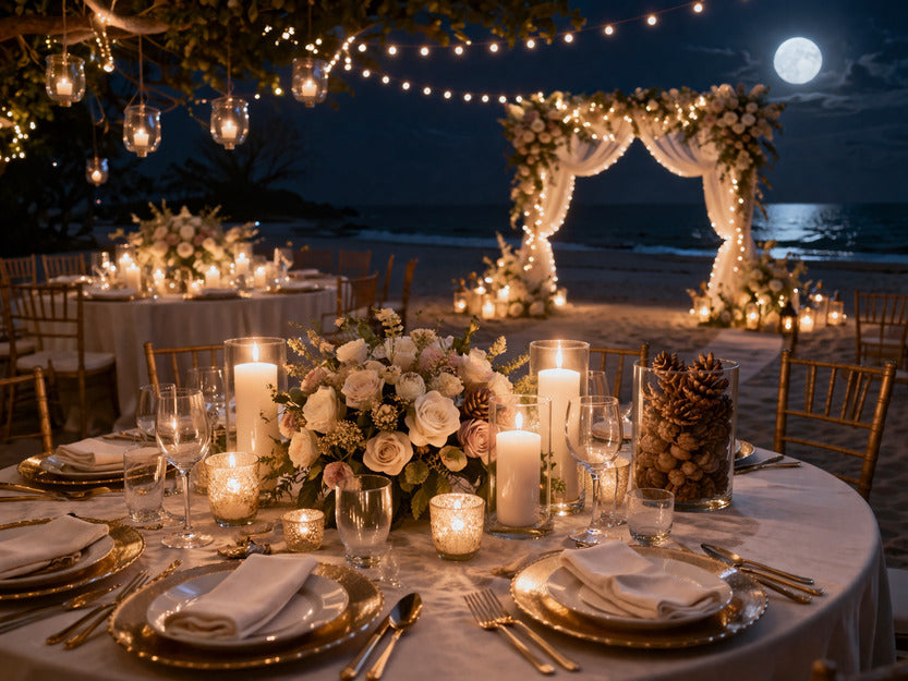 Night Beach Wedding Ideas: Lighting & Setup Guide