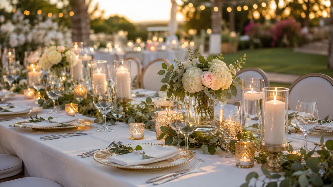 Summer Wedding Decor Ideas: Candles, Centerpieces, and Table Styling Tips