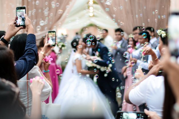 Wedding confetti | Biodegradable confetti | Wedding exit off | Cones DIY  and petals | Flower confetti