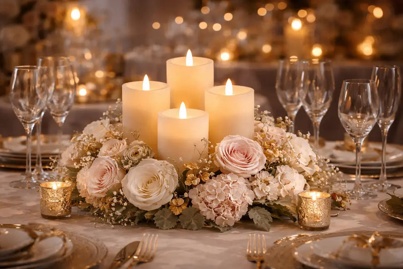 Flameless Candle Decorating Ideas for Elegant Styling