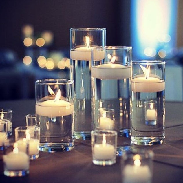 Hot Selling Empty Matte Black White Frosted Clear Glass Candle