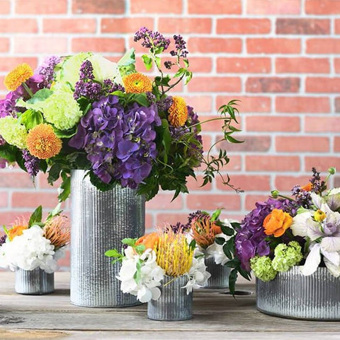 Metal Vases and Vessels